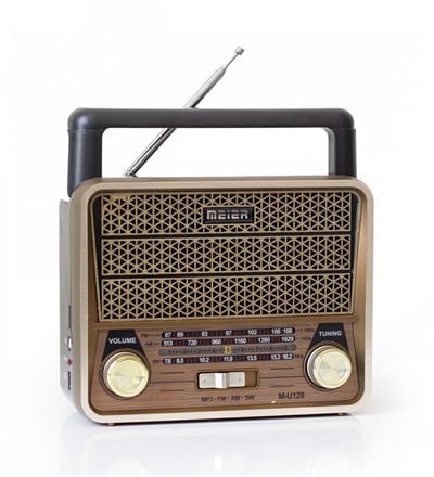 Nostaljik Görünümlü Çok Fonksiyonlu Radyo