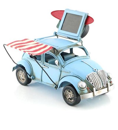 Nostaljik Metal Beetle Metal Araba Fotoğraf Çerçevesi
