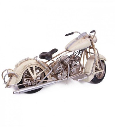 Nostaljik Metal Chopper Motosiklet - Büyük Boy