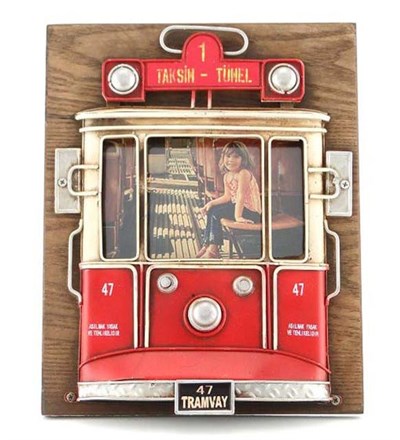 Nostaljik Tramvay Tasarım Metal Çerçeve