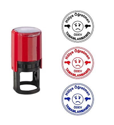 Öğretmene Özel Ödev Tamamlanmamış Kaşe