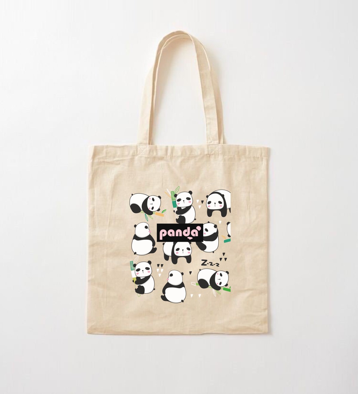 Panda Tasarımlı Bez ÇantagiftmodaGmcnt100025