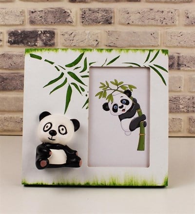 Panda Kabartmalı Tasarım Fotoğraf Çerçevesi