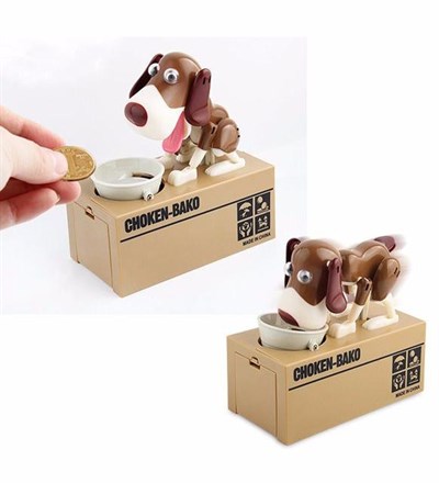 Para Yiyen Köpek Kumbara