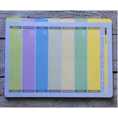 Pastel Haftalık Planlayıcı