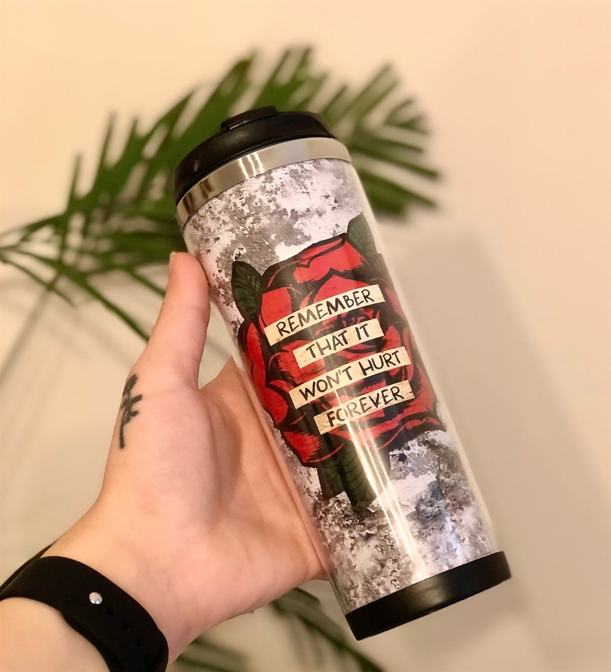 Remember That It Won't Hurt Forever Tasarımlı 400 Ml Mug BardakGiftmodaGmmg100018	