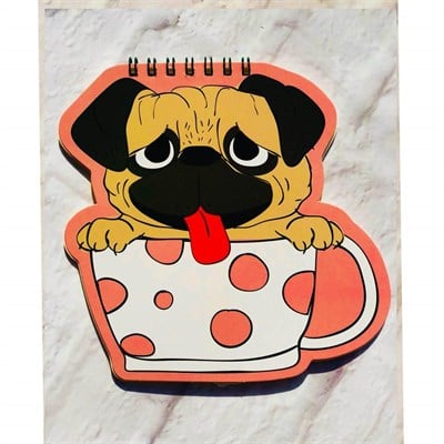 Şekilli Defter Pug