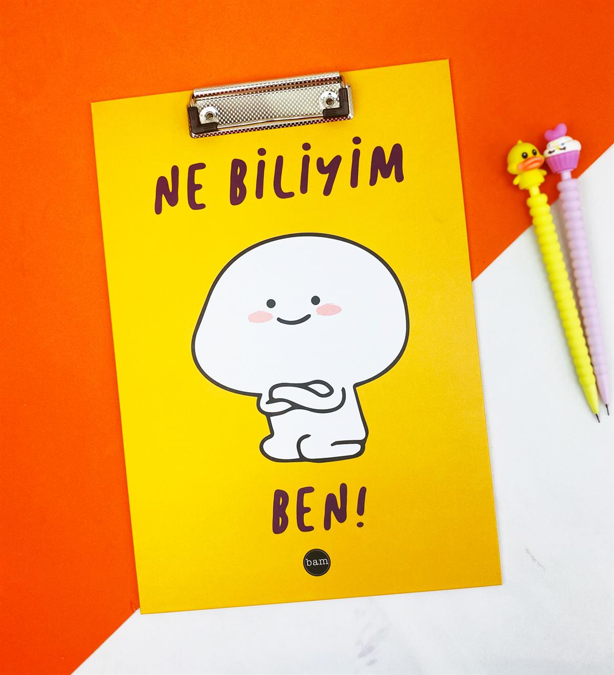 Ne Biliyim Ben Tasarımlı SekreterlikgiftmodaBAM-243