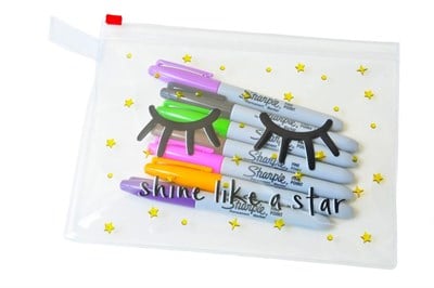 Shine Like A Star Şeffaf Çanta