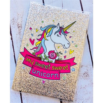 Simli Defter Unicorn Sweet