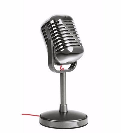 Siyah Karaoke Mikrofonu