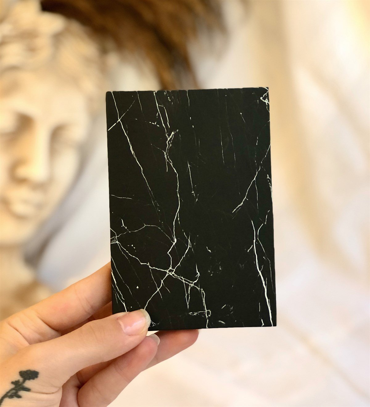 Siyah Mermer Tasarımlı Mini AlbümGiftmodaGmab100039
