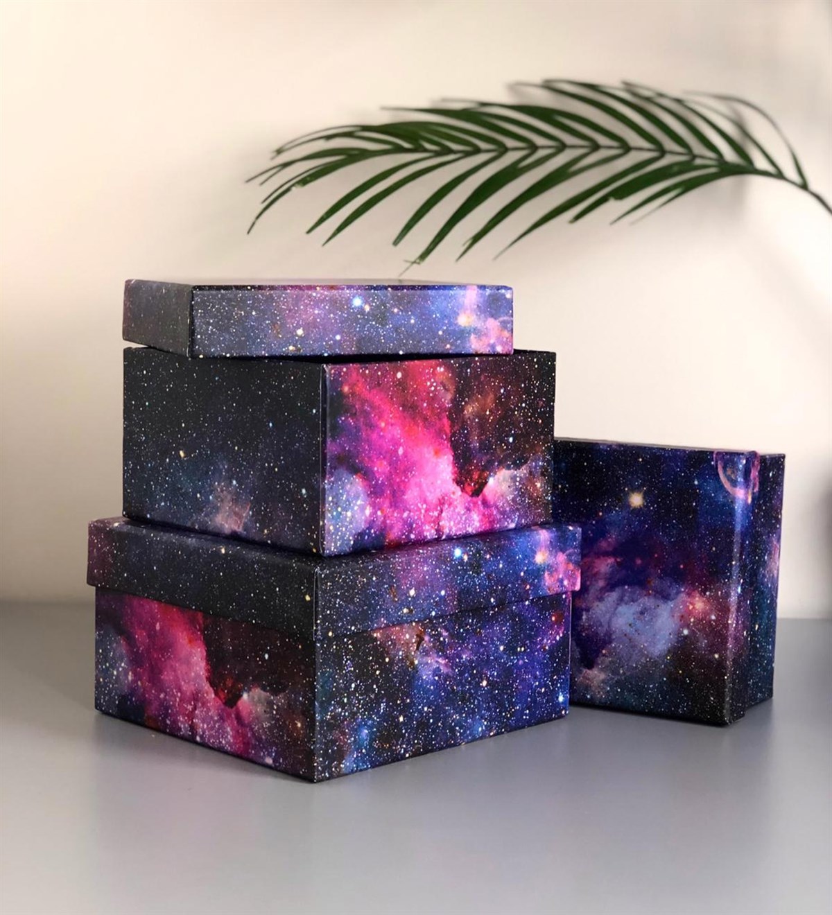 Space Tasarımlı 3'lü KupaGiftmodaSpace-Kutu