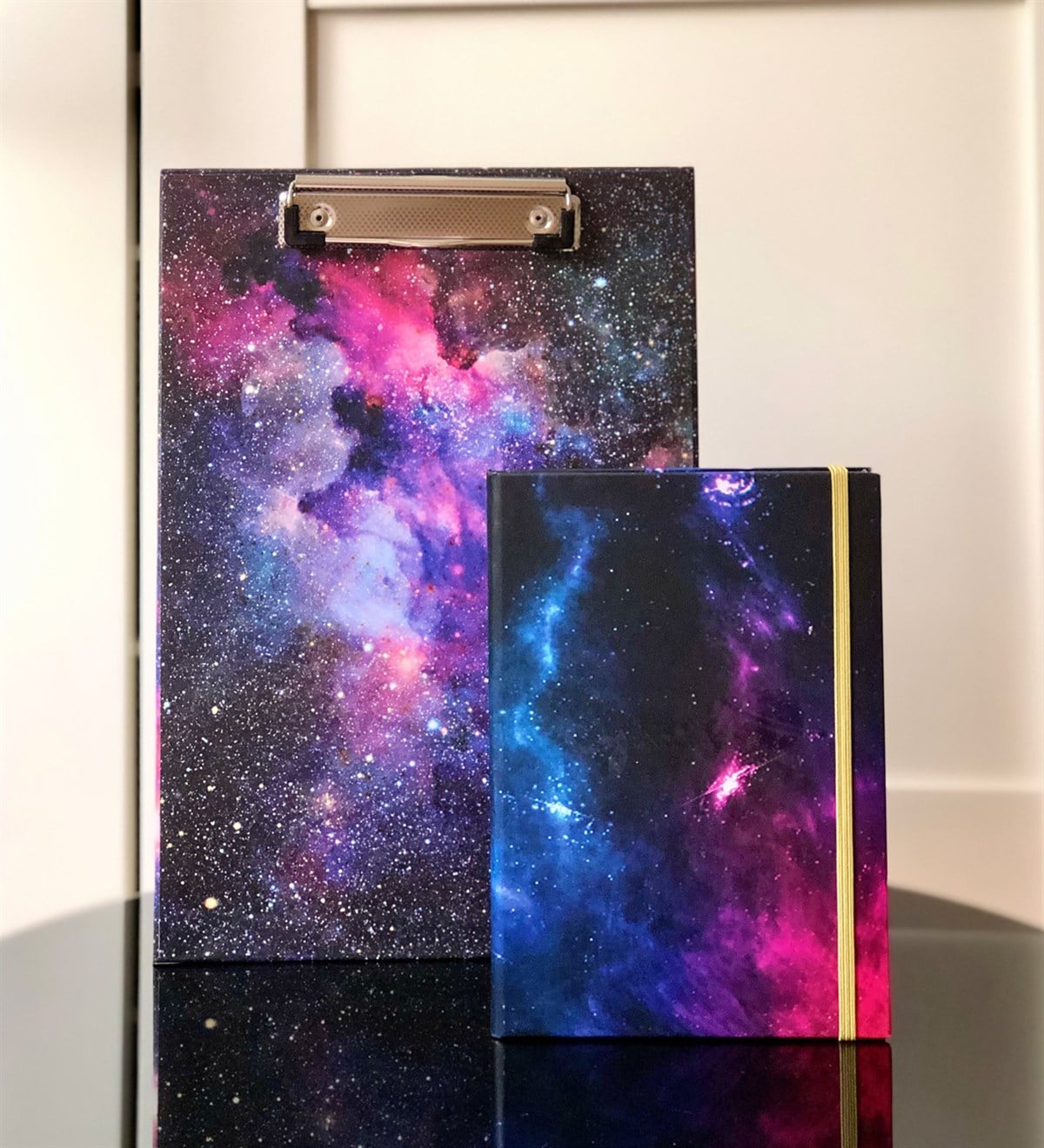 Space Tasarımlı Sekreterlk Ve Lastikli Defter SetGiftmodaSpace-Sekreterlik-Lastikli-Defter