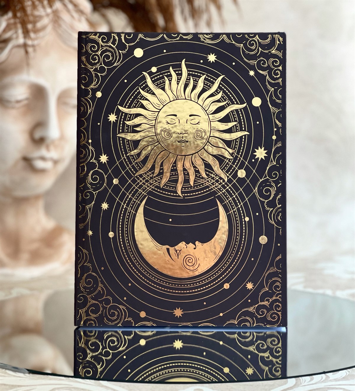 Tarot Tasarımlı Lak Kapaklı Tarihsiz AjandaGiftmodaGmd100006