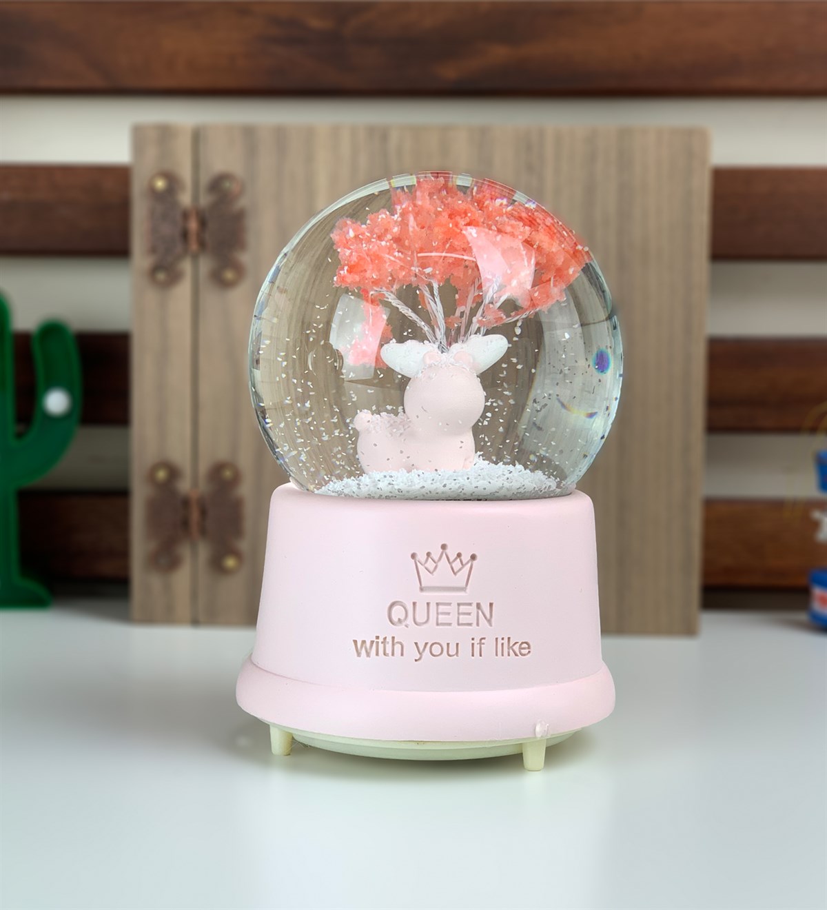 Tavşan Figürlü Kar KüresiGiftmodaGM-2077