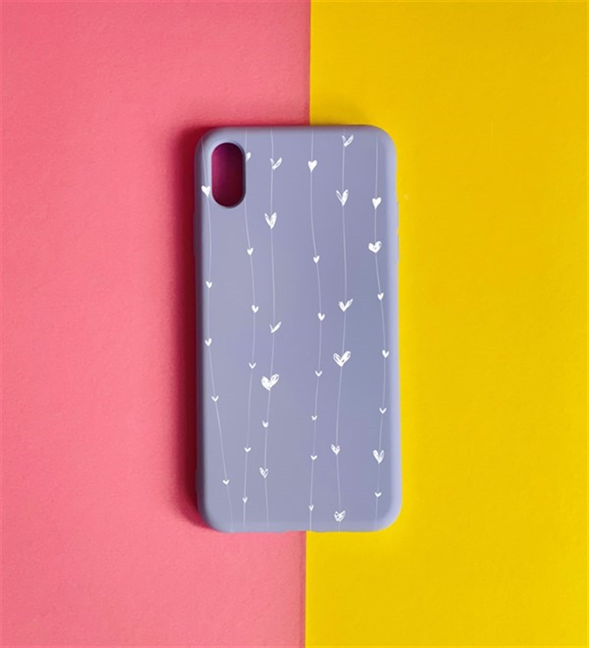 Kalp Tasarımlı iPhone X KılıfgiftmodaGmklf100069
