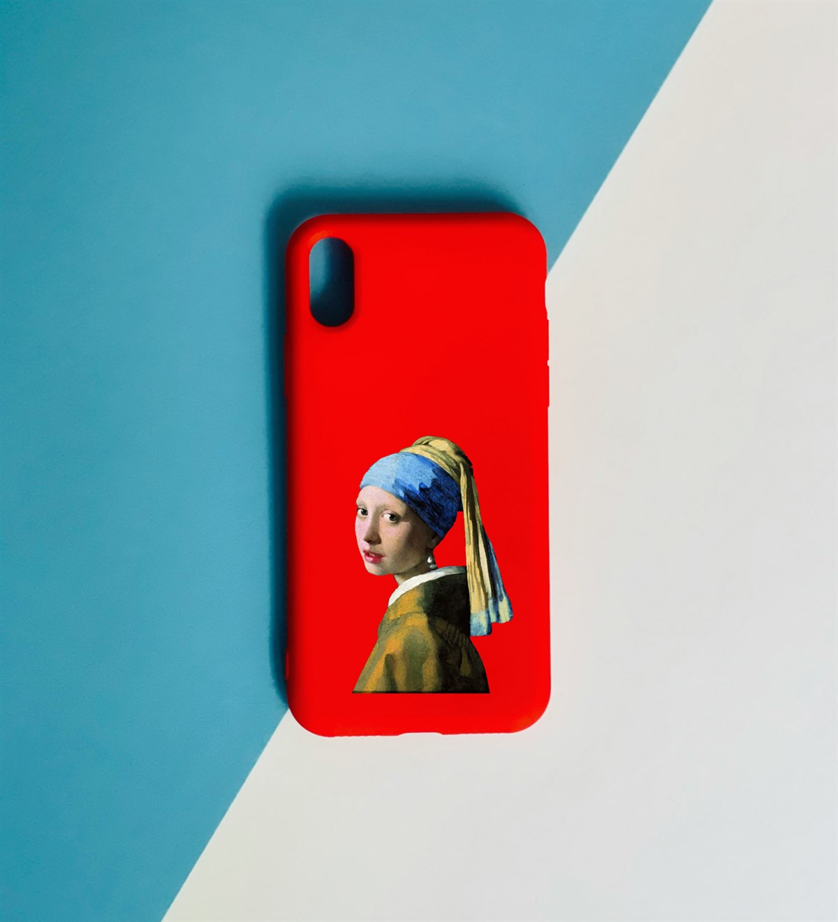 İnci Küpeli Kız Tasarımlı iPhone Xs Max KılıfgiftmodaGmklf100078