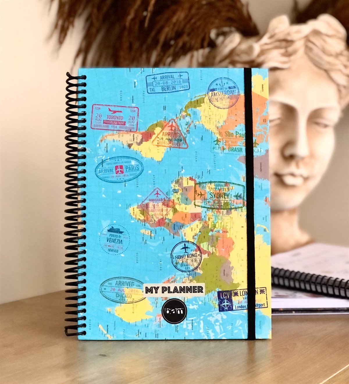 Travel Tarihsiz Haftalık PlanlayıcıGiftmodaGmp-005