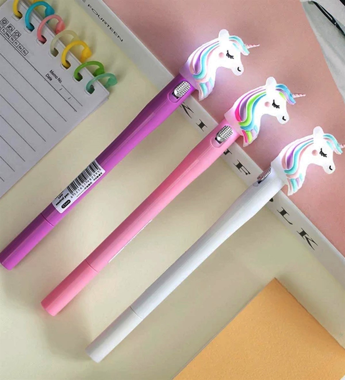 Unicorn Işıklı Jel KalemGiftmodaGM-2014