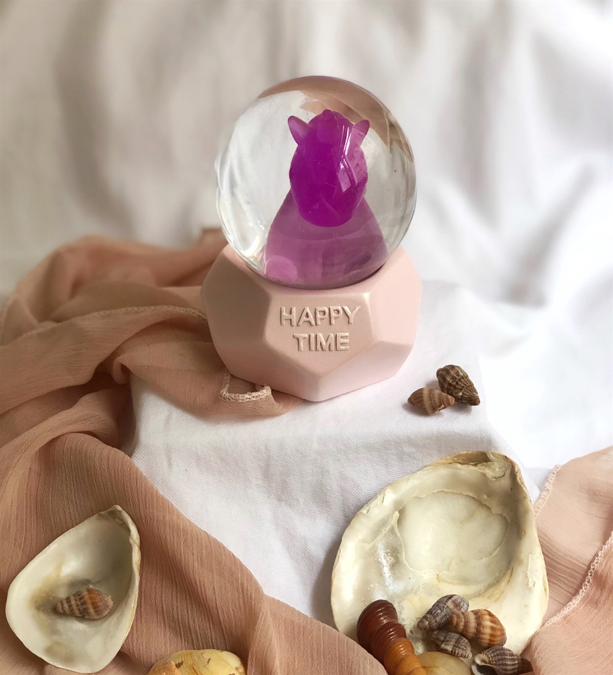 Unicorn Orta Boy Işıklı Kar KüresiGiftmodaW1072-5AB