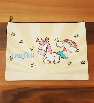 Unicorn Tasarımlı A5 Ebatında Çanta