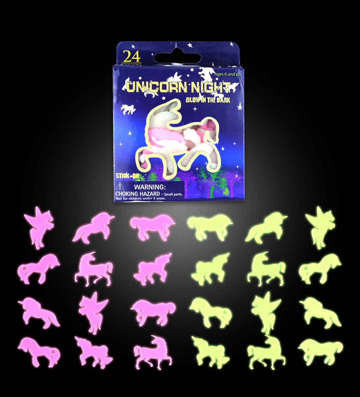 Unicorn Tasarımlı Fosforlu Duvar SüsüGiftmodaGM-1247