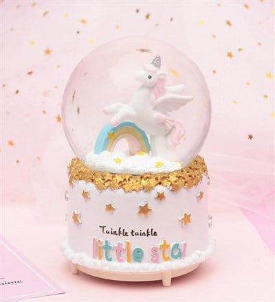 Unicorn Tasarımlı Kar Küresi