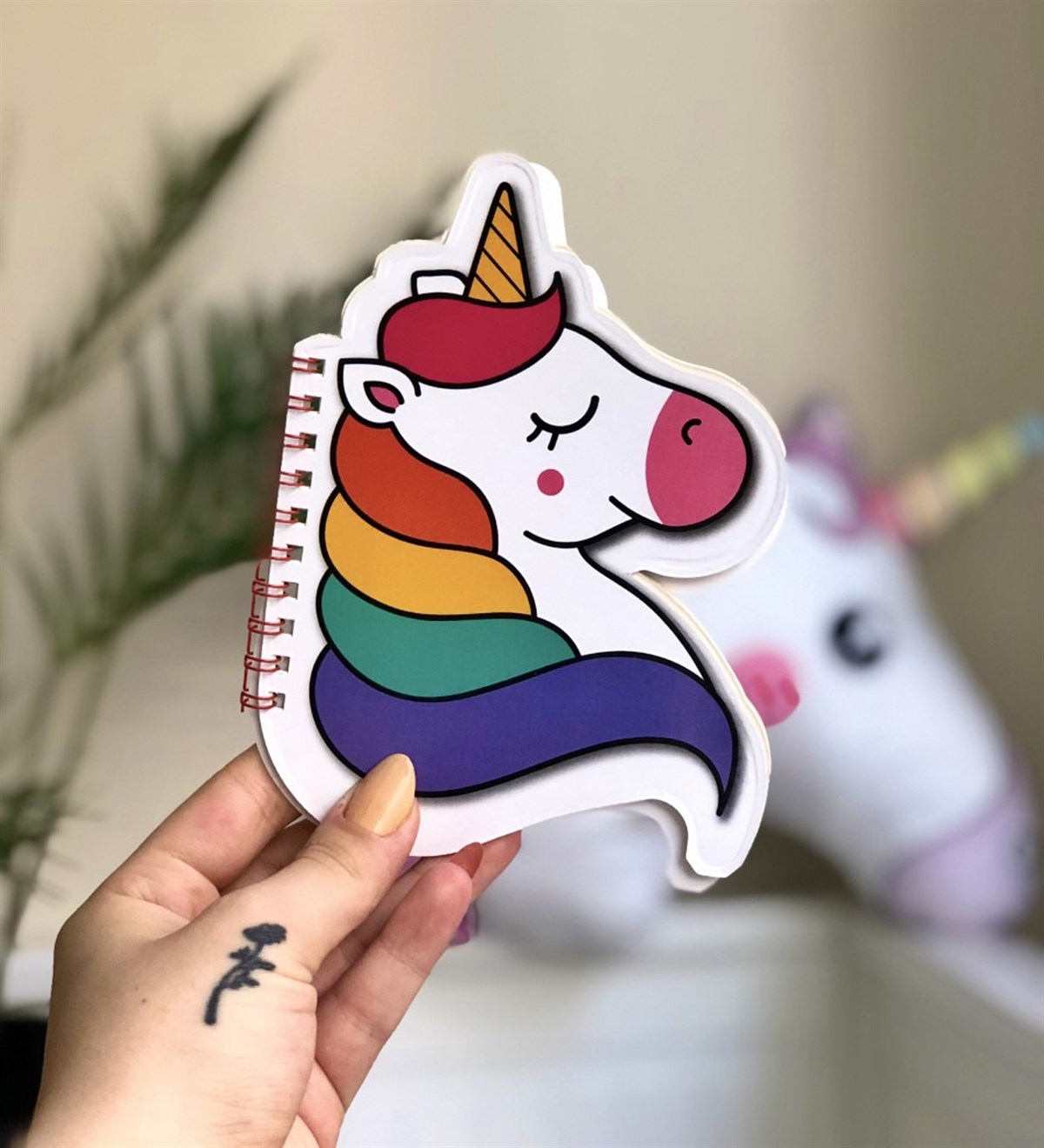 Unicorn Tasarımlı Şekilli DefterGiftmodaUnicorn-Şekilli-Defter