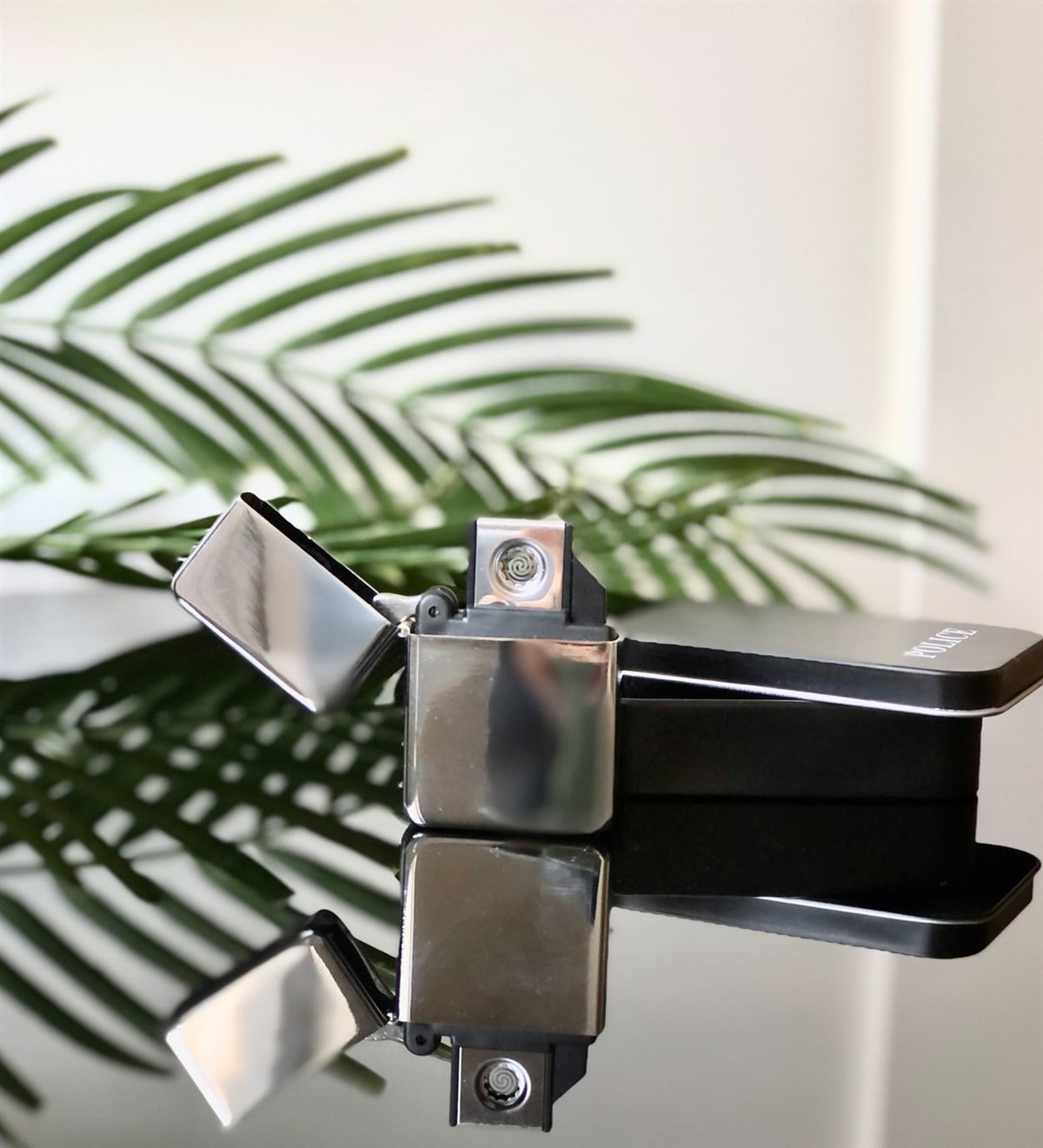 USB Şarjlı Gümüş Renkli ÇakmakGiftmodausb-gümüş-çakmak
