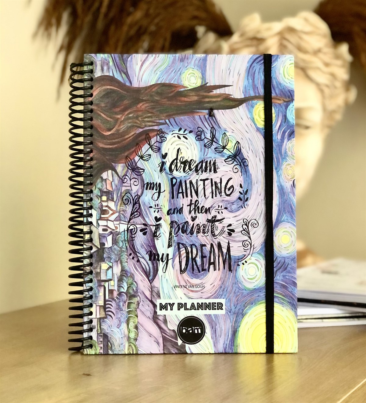 Van Gogh Tarihsiz Haftalık PlanlayıcıGiftmodaGmp-001