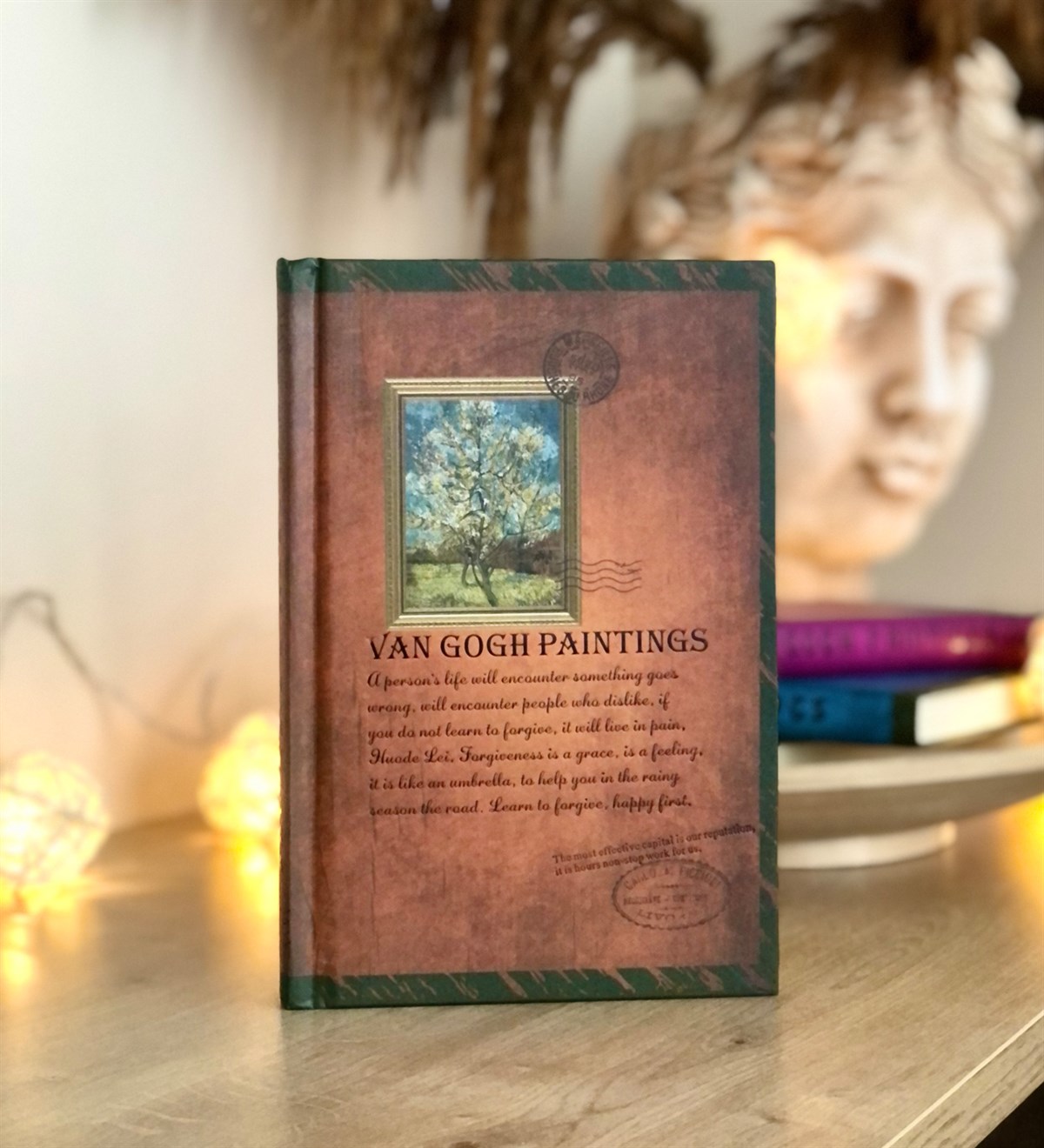 Van Gogh Tasarımlı Defter KahveGiftmodaVan-gogh-Kahve