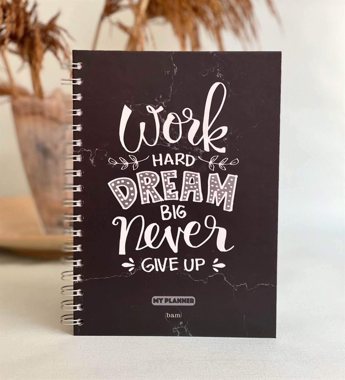 Work Hard Dream Tasarımlı Konuşan AjandaGiftmodaGmd100029