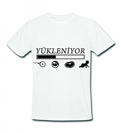 Yükleniyor Baskılı Tasarım Tişört (Unisex)