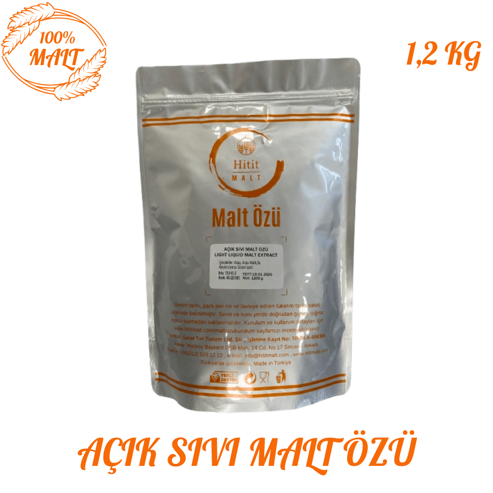 Açık Sıvı Malt Özü (Şerbetçi Otsuz) 1.2 Kg