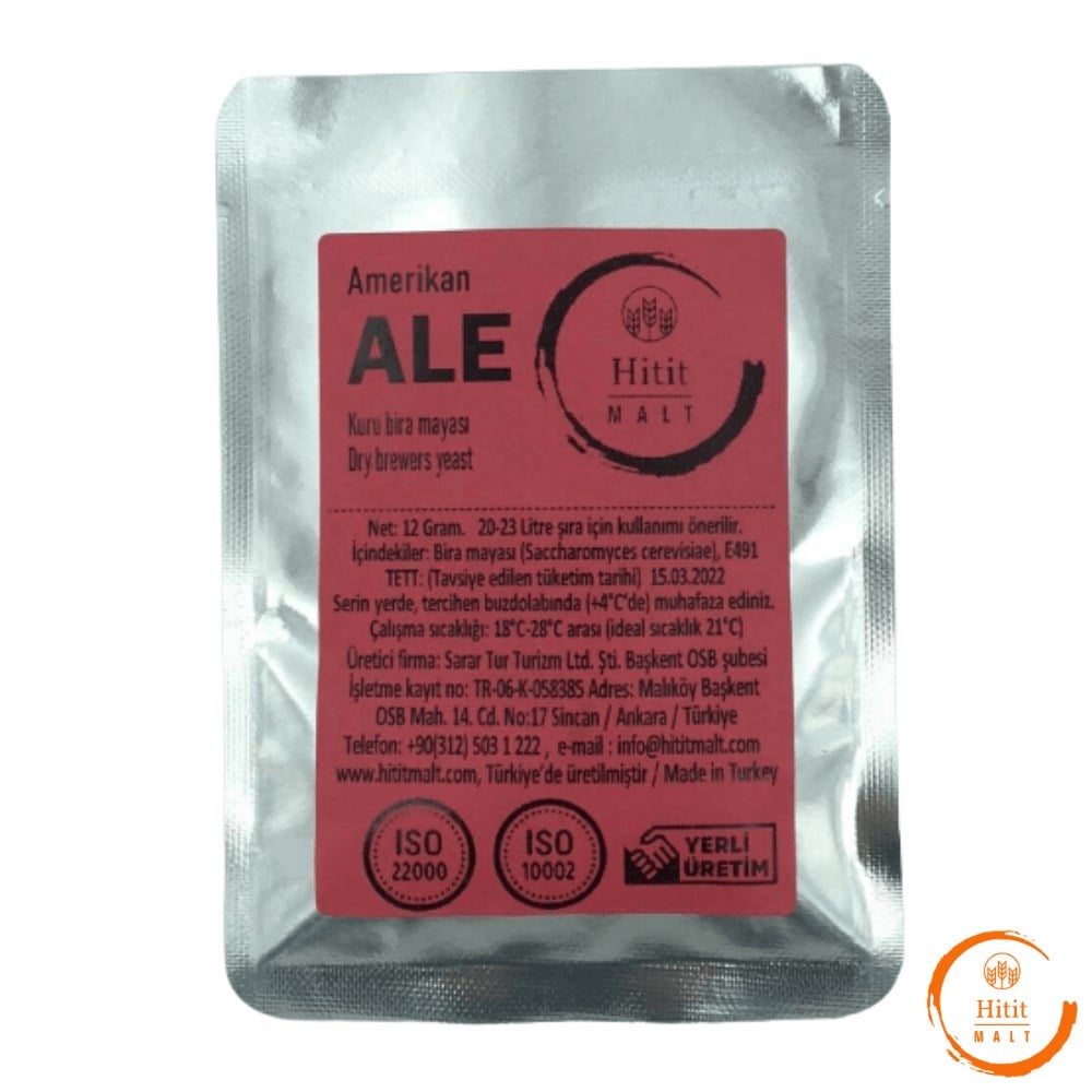Amerikan Ale Kuru Bira Mayası 12 Gr