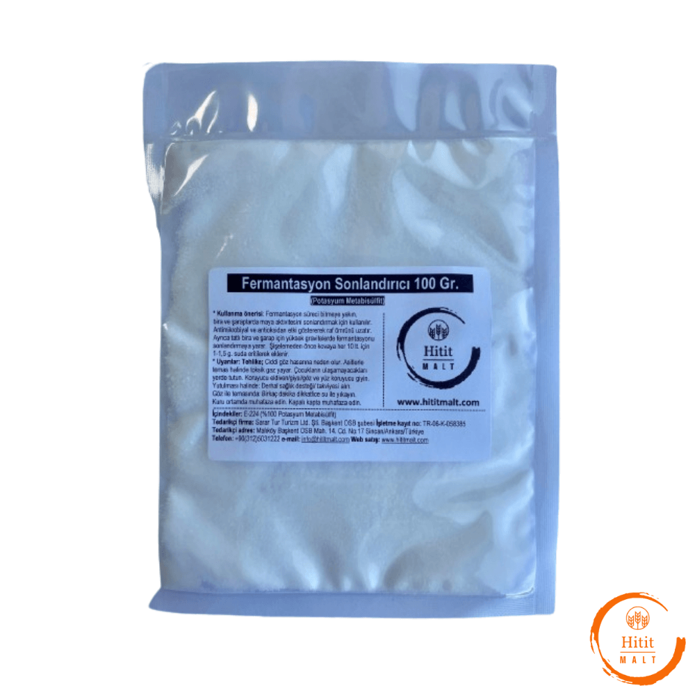 Fermantasyon Sonlandırıcı 100 Gr (Potasyum Metabisülfit)