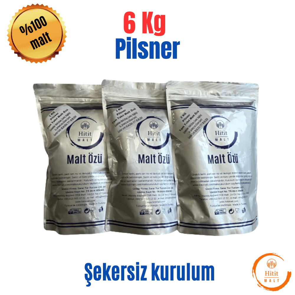 Pilsner Tam Tahıl Malt Özü 6 Kg 