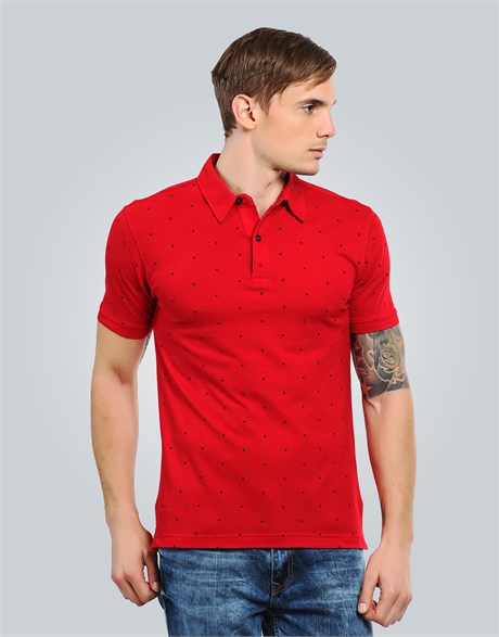 PRINTED PIQUE T-SHIRT NATAL SLIM FIT T-SHIRT