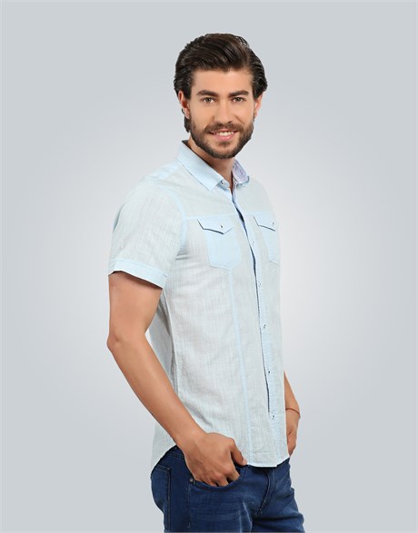 SLIM FIT SHORT SLV MAFNO   GÖMLEK SLIM FIT LINEN