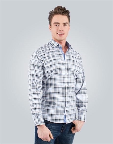 CLASSIC FIT LONG SLV CHECK KEBİLA CLASSIC FIT SPORT - PATTERNED