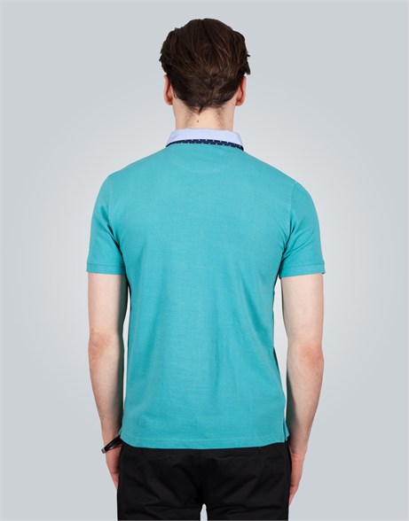 PIQUE T-SHIRT FOLKLAND SLIM FIT T-SHIRT