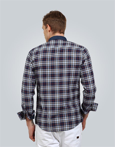 SLIM FIT LONG SLV CHECK SUDBURY SLIM FIT CHECKED