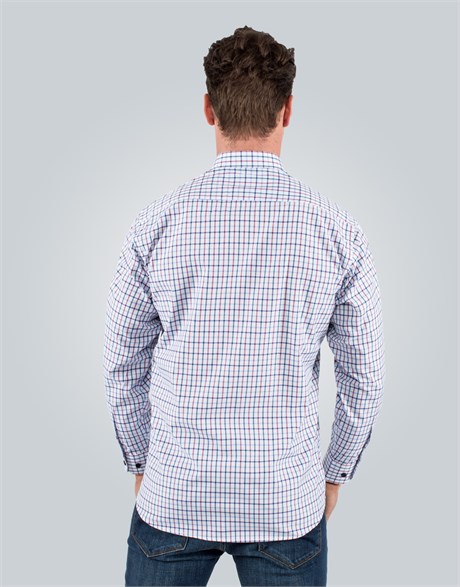 CLASSIC FIT LONG SLV CHECK BONAND   GÖMLEK CLASSIC FIT SPORT - PATTERNED