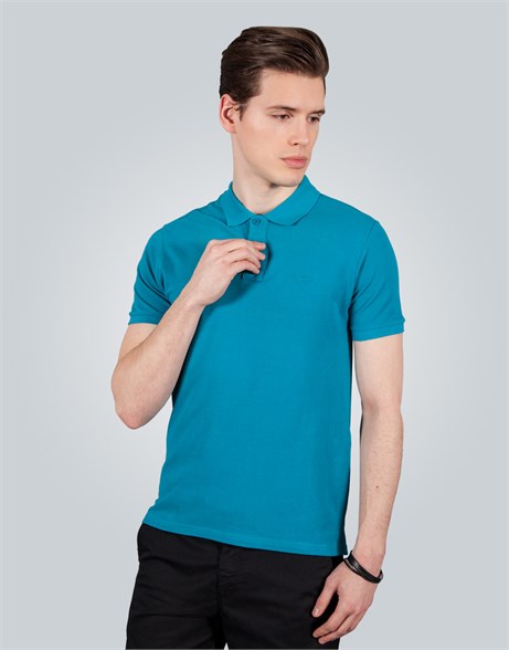 PLAIN PIQUE T-SHIRT SLIM FIT T-SHIRT