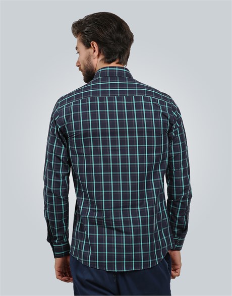 SLIM FIT LONG SLV CHECK FERGANA SLIM FIT CHECKED