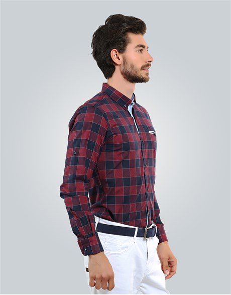 SLIM FIT LONG SLV CHECK RASA   GÖMLEK SLIM FIT CHECKED