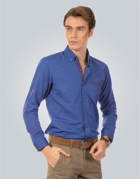 SLIM FIT LONG SLV SADO SLIM FIT SPORT - CASUAL