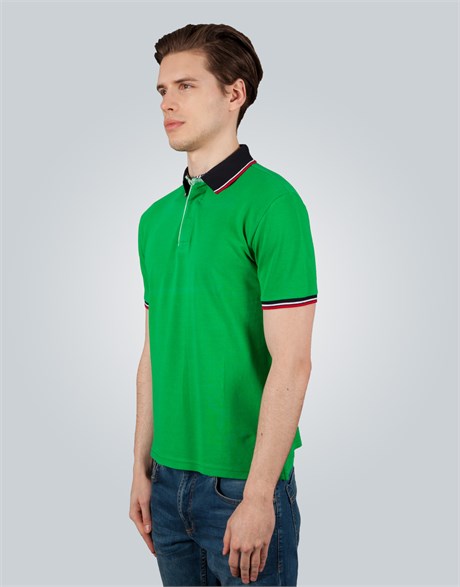 PLAIN PIQUE T-SHIRT OCEAN SLIM FIT T-SHIRT