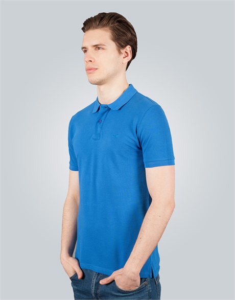 PLAIN PIQUE T-SHIRT SLIM FIT T-SHIRT